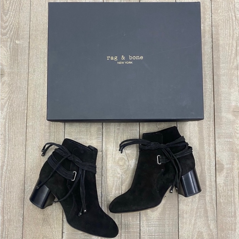 👢NEW IN BOX RAG & BONE DAHLIA ll ITALIAN CALF SUEDE BOOTIES